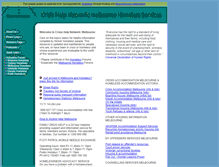 Tablet Screenshot of melbourne.homeless.org.au